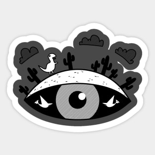 Eye - Chrome Dino Sticker